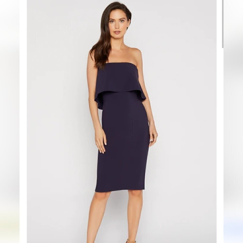 Likely Driggs Dress NWT dark navy colour